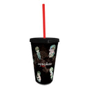 Junji Ito Collection - Chibi Plastic Tumbler with Straw (16 oz.) - ABYstyle