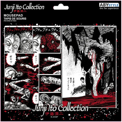 Junji Ito Collection - Tomie Manga Panels Mousepad (9.25