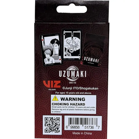 Junji Ito Collection [Uzumaki] - Manga Art Standard Playing Cards - Great Eastern Entertainment