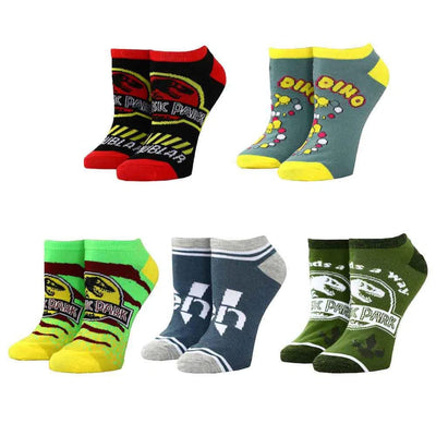 Jurassic Park - Icons Ankle Socks (5 Pairs) - Bioworld