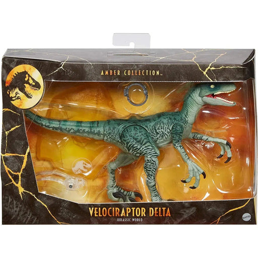 Jurassic World - 6" Velociraptor Delta Figure - Mattel - Amber Collection