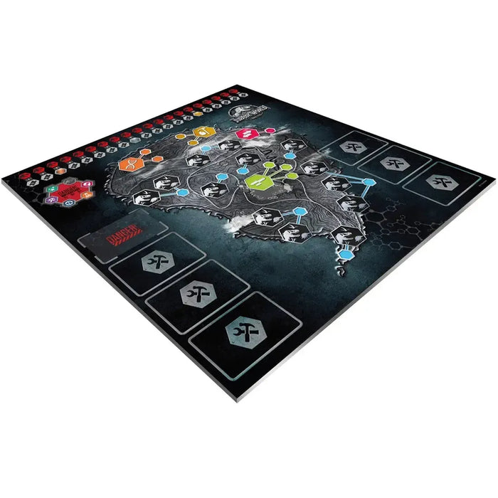 Jurassic World: The Board Game - Worker Placement Dinosaur Board Game for Family, Adults, and Children (2-6 Players, Ages 12+) - Pressman Toy Corporation