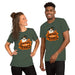 Just Here for the Treats T-Shirt - Cute Halloween Ghost and Candy Graphic Tee