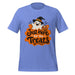 Just Here for the Treats T-Shirt - Cute Halloween Ghost and Candy Graphic Tee