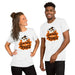 Just Here for the Treats T-Shirt - Cute Halloween Ghost and Candy Graphic Tee