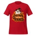 Just Here for the Treats T-Shirt - Cute Halloween Ghost and Candy Graphic Tee