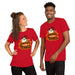 Just Here for the Treats T-Shirt - Cute Halloween Ghost and Candy Graphic Tee