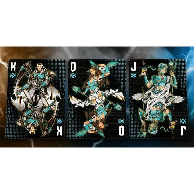 KLEOS: NYX Edition - Premium Sci-Fi Greek Mythology Playing Cards - Wonderland Workshop - KardecK Series