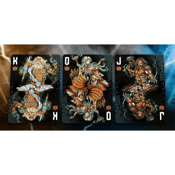 KLEOS: NYX Edition - Premium Sci-Fi Greek Mythology Playing Cards - Wonderland Workshop - KardecK Series