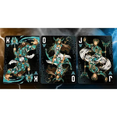 KLEOS: NYX Edition - Premium Sci-Fi Greek Mythology Playing Cards - Wonderland Workshop - KardecK Series