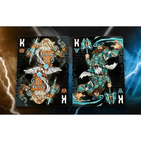 KLEOS: NYX Edition - Premium Sci-Fi Greek Mythology Playing Cards - Wonderland Workshop - KardecK Series