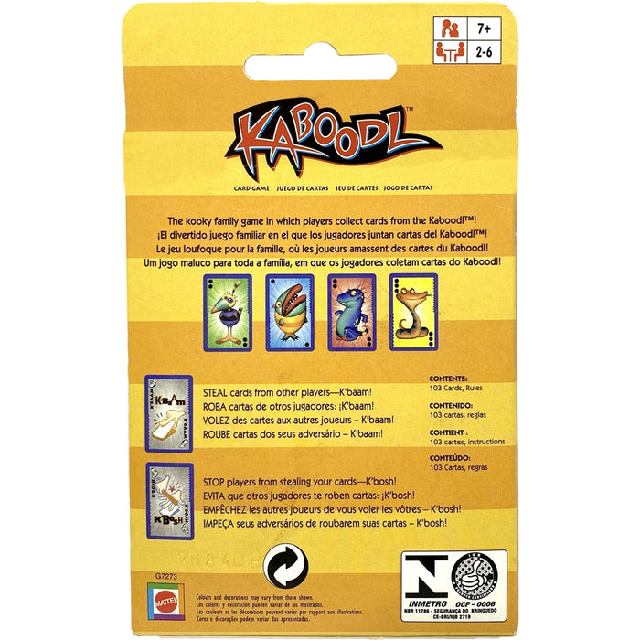 Kaboodl - Competitive Matching Card Game for Family, Adults, and Children (2-6 Players, Ages 7+) - Mattel