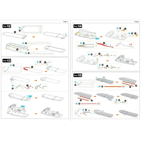 Kawasaki - Jet Ski Ultra 310LX Watercraft 3D Figure Model Kit (1:30 Scale, Steel, Hard Difficulty) - Fascinations - Metal Earth Premium Series - (2021) - Image 9