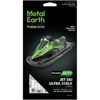Kawasaki - Jet Ski Ultra 310LX Watercraft 3D Figure Model Kit (1:30 Scale, Steel, Hard Difficulty) - Fascinations - Metal Earth Premium Series - (2021)