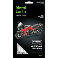 Kawasaki - Kawasaki GPz900R Motorcycle 3D Figure Model Kit (1:19 Scale, Steel, Hard Difficulty) - Fascinations - Metal Earth Premium Series - (2020)