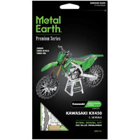 Kawasaki - Kawasaki KX450 Dirt Bike Figure Model Kit (1:16 Scale, Steel, Moderate Difficulty) - Fascinations - Metal Earth Premium Series - (2024)