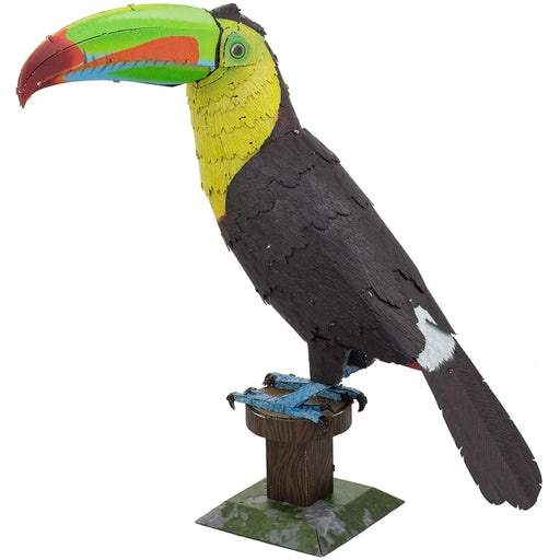 Keel-Billed Toucan Bird 3D Figure Model Kit (Steel, Easy Difficulty) - Fascinations - Metal Earth Series - (2024)