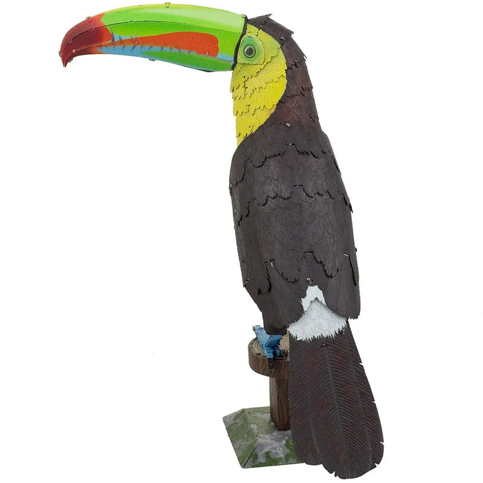 Keel-Billed Toucan Bird 3D Figure Model Kit (Steel, Easy Difficulty) - Fascinations - Metal Earth Series - (2024)