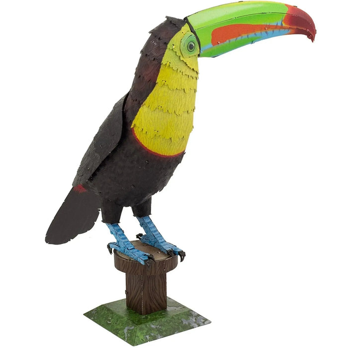 Keel-Billed Toucan Bird 3D Figure Model Kit (Steel, Easy Difficulty) - Fascinations - Metal Earth Series - (2024)