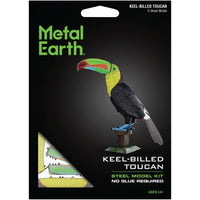Keel-Billed Toucan Bird 3D Figure Model Kit (Steel, Easy Difficulty) - Fascinations - Metal Earth Series - (2024)