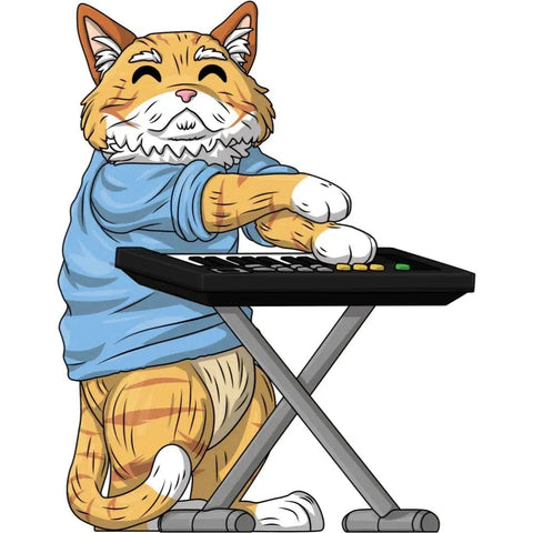 Keyboard Cat Meme Figure - Youtooz