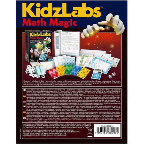 KidzLabs: Math Magic - Math Tricks Educational Toy Kit - 4M