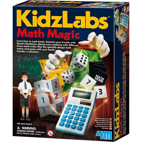 KidzLabs: Math Magic - Math Tricks Educational Toy Kit - 4M