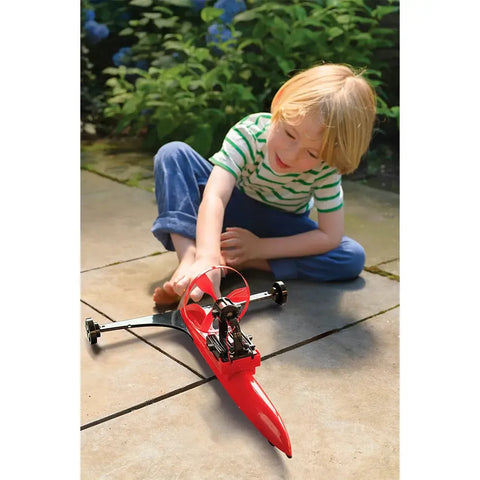 KidzLabs: Wind Powered Racer - Educational Toy Car STEAM Building Kit - 4M