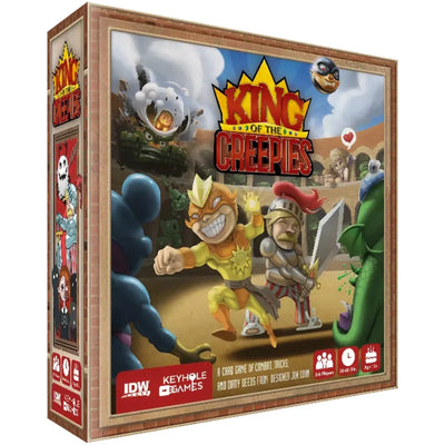 King of the Creepies - Competitive Action/Adventure Board Game for Family, Adults, and Children (2-6 Players, Ages 12+) - IDW Games