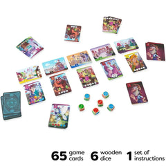 King of the Dice - Dice-Based Fantasy Card Game for Adults, Family, and Children (2-5 Players, Ages 8+) - HABA