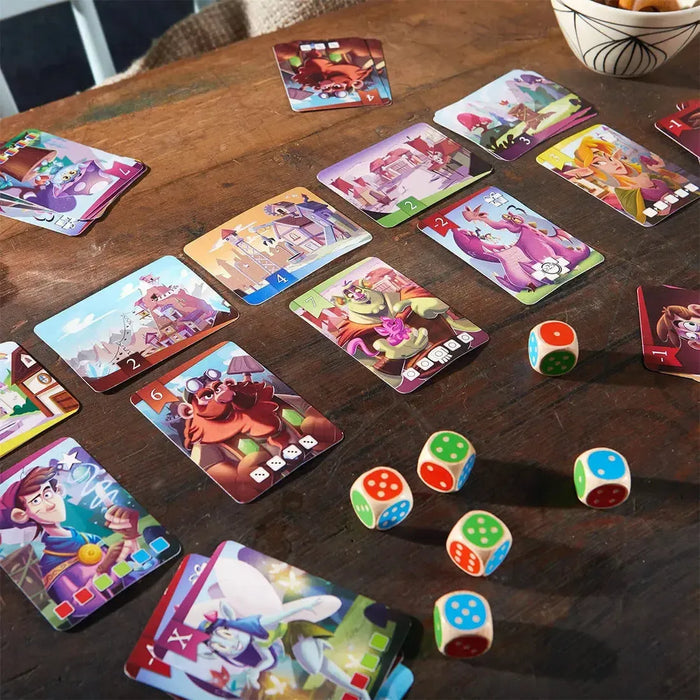 King of the Dice - Dice-Based Fantasy Card Game for Adults, Family, and Children (2-5 Players, Ages 8+) - HABA