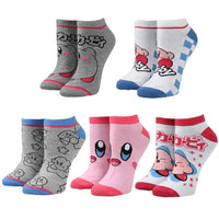 Kirby - Ankle Socks (5 Pairs) - Bioworld- Image 1