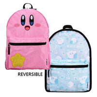 Kirby - Big Face Reversible Backpack (All Over Print) - Bioworld- Image 1