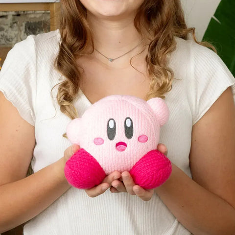 Kirby - Crochet Waving Kirby Plush (6