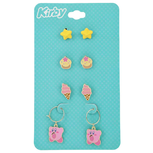 Kirby - Cute Junk Food Earring Set (4 Pack) - Bioworld