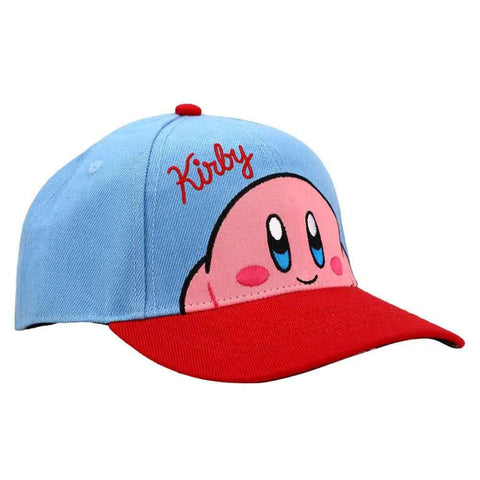 Kirby - Peek-a-Boo Hat (Blue / Red, Embroidered) - Bioworld
