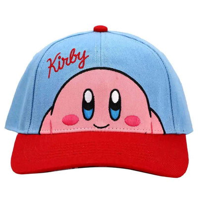 Kirby - Peek-a-Boo Hat (Blue / Red, Embroidered) - Bioworld