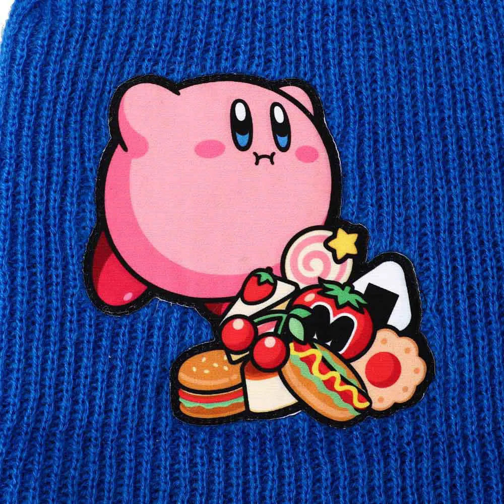 Kirby - Peek-a-Boo Snacks Cuff Beanie Hat (Blue) - Bioworld