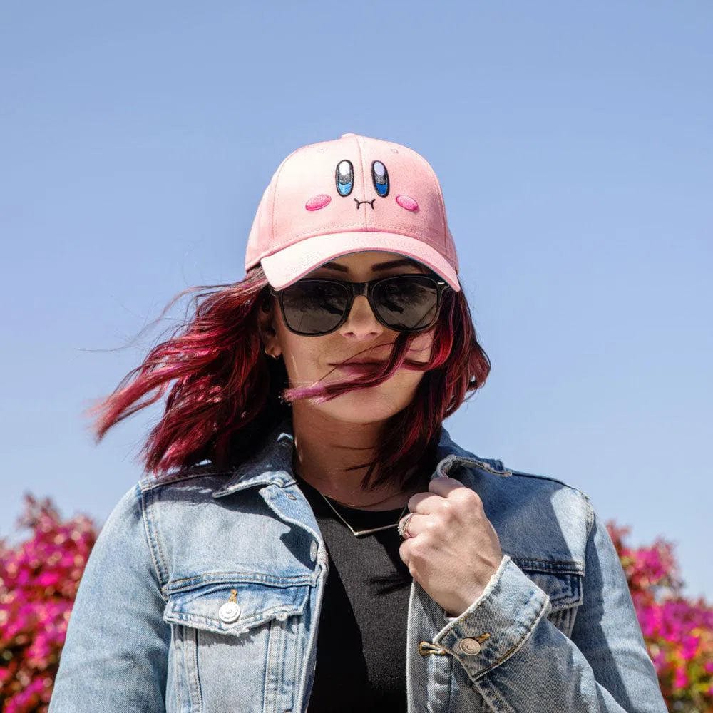 Kirby - Pink Big Face Hat (Embroidered) - Bioworld