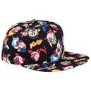 Kirby - Powered Up Snapback Hat (All Over Print, Sublimated, Flat Bill) - Bioworld