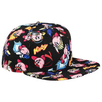 Kirby - Powered Up Snapback Hat (All Over Print, Sublimated, Flat Bill) - Bio...- Image 4