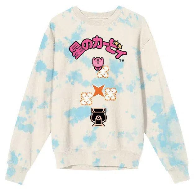 Kirby - Retro 8-Bit Famicom Kirby Sweatshirt (Washed, Unisex) - Bioworld