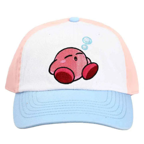 Kirby Sleeping Kirby Hat Bioworld Embroidered Contrast — Poggers