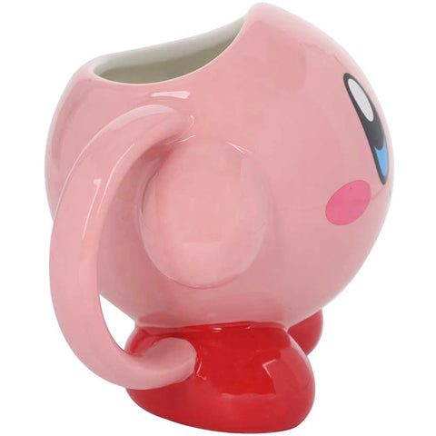 Kirby - Smiling Kirby Sculpted Mug (Ceramic, 16 oz.) - Bioworld