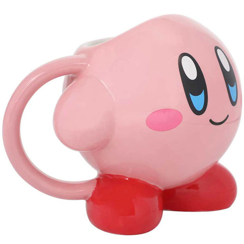 Kirby - Smiling Kirby Sculpted Mug (Ceramic, 16 oz.) - Bioworld