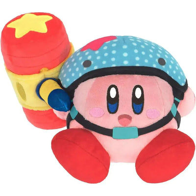 Kirby and the Forgotten Land - Toy Hammer Kirby Plush (4