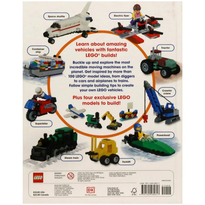 LEGO: Amazing Vehicles | Discover and Build Things That Go! | Activity Book | Hardcover
