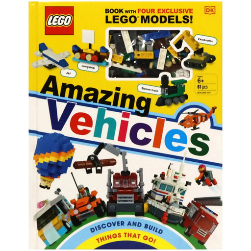 LEGO: Amazing Vehicles | Discover and Build Things That Go! | Activity Book | Hardcover
