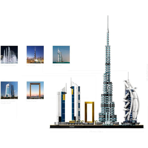 LEGO [Architecture] - Dubai Building Set - Skylines Series (21052)