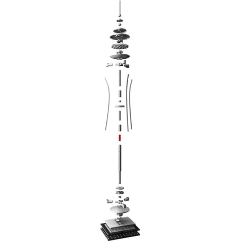 LEGO [Architecture] - Seattle Space Needle Building Set - Landmark Series (21003) - Image 6
